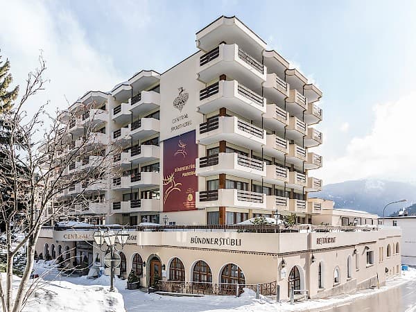 Central Sporthotel Davos in winter